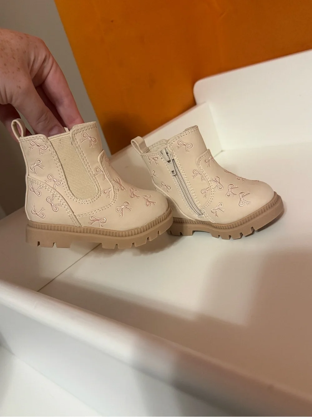 Wonder Nation Toddler Girl Bow Boots